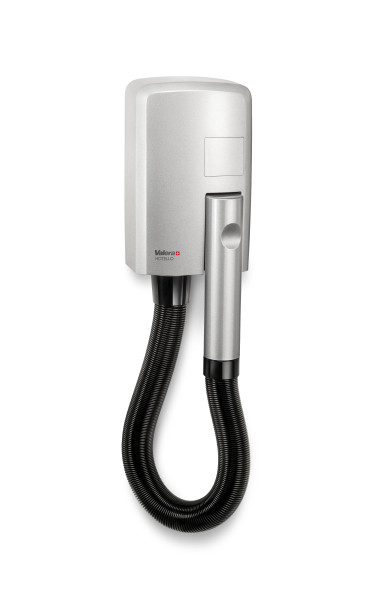 HOTELLO argent SÈCHE-CHEVEUX À MONTAGE MURAL AVEC TUYAU