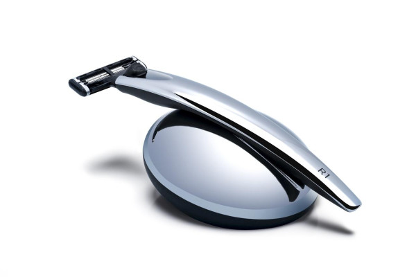 R1 Chroom Gift Set scheermes met scheermeshouder