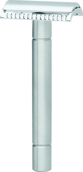 Rasoir de sûreté acier inoxydable mat de la série de rasage "Erbe Premium Design Berlin"