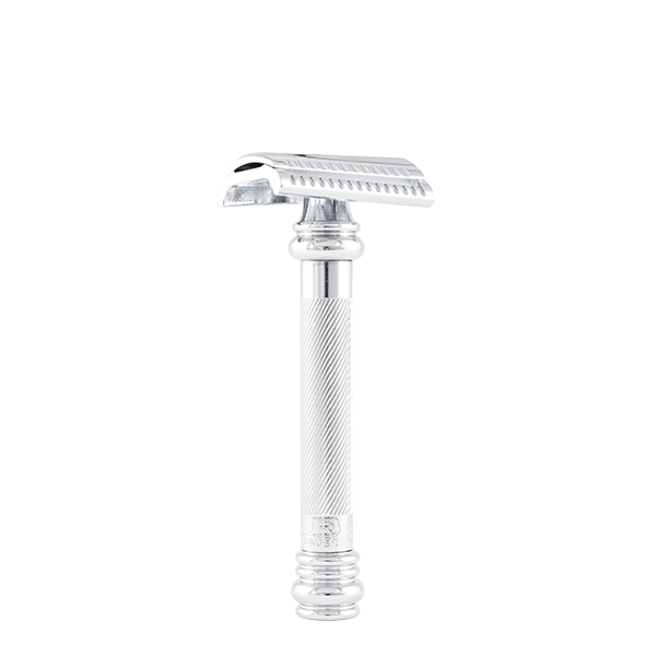 Safety razor 39C BARBER POLE | lang handgreep | verchroomd