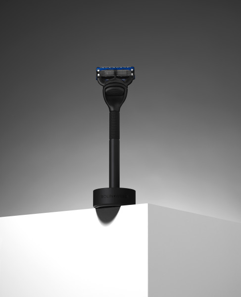 Generation blue Razor-Set Graphite | Set avec rasoir et stand