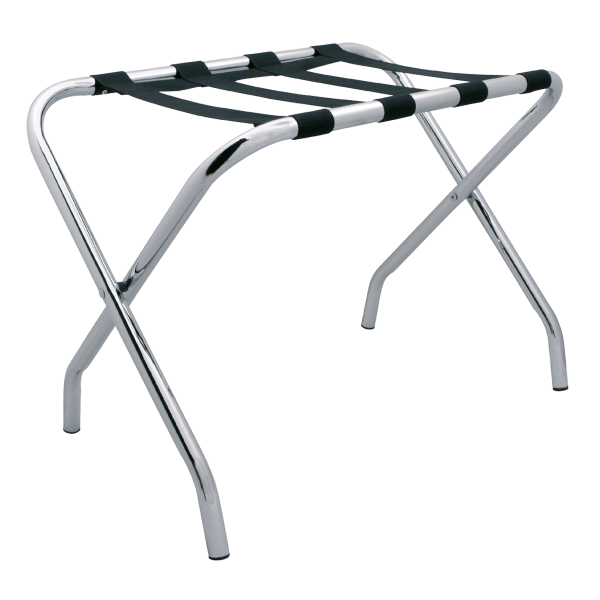 Kofferrek van stalen buizen, scharnierend in verchroomd staal