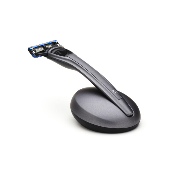 X1 Mat Graphite | Set met scheermes en houder