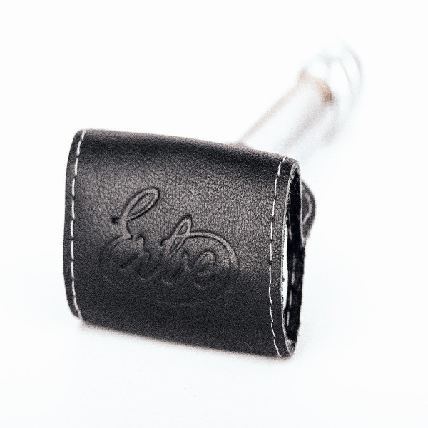 Beschermkap voor nat scheerapparaat leer zwart