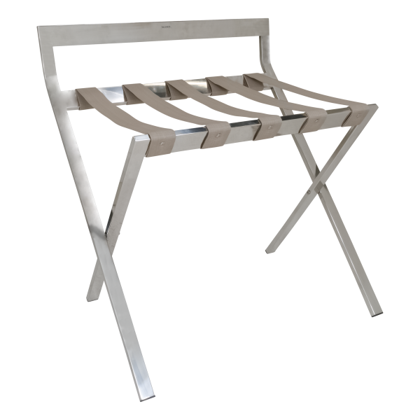 kofferrek van roestvrij staal, scharnierend in chroom beschermende rugbeschermer