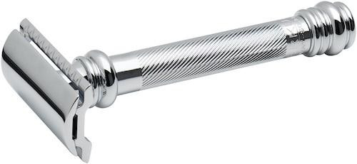 Safety razor 38C BARBER POLE | lang handgreep | verchroomd