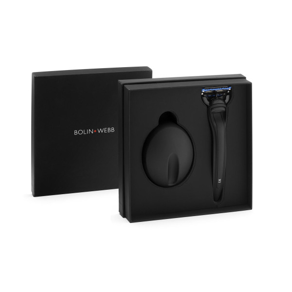 X1 Matte Black | Set avec rasoir et stand