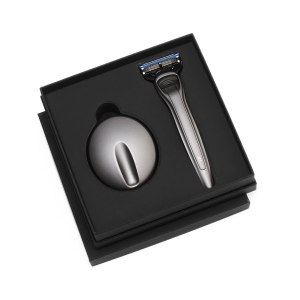 X1 Mat Graphite | Set met scheermes en houder