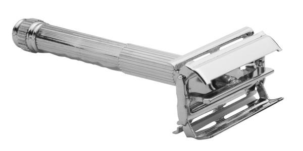 Erbe Rasoir de sûreté à carreaux argentés