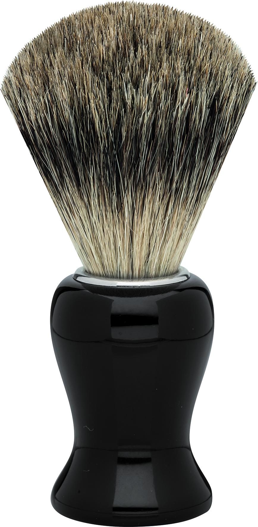 Brosse à Raser Erbe Solingen – Blaireau Pointes Argent, Manche Résine, Taille M