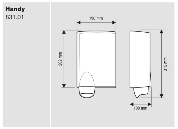 Handy Sèche-mains automatique