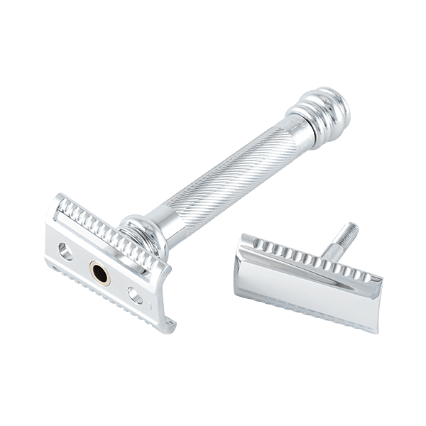 Safety razor 39C BARBER POLE | lang handgreep | verchroomd
